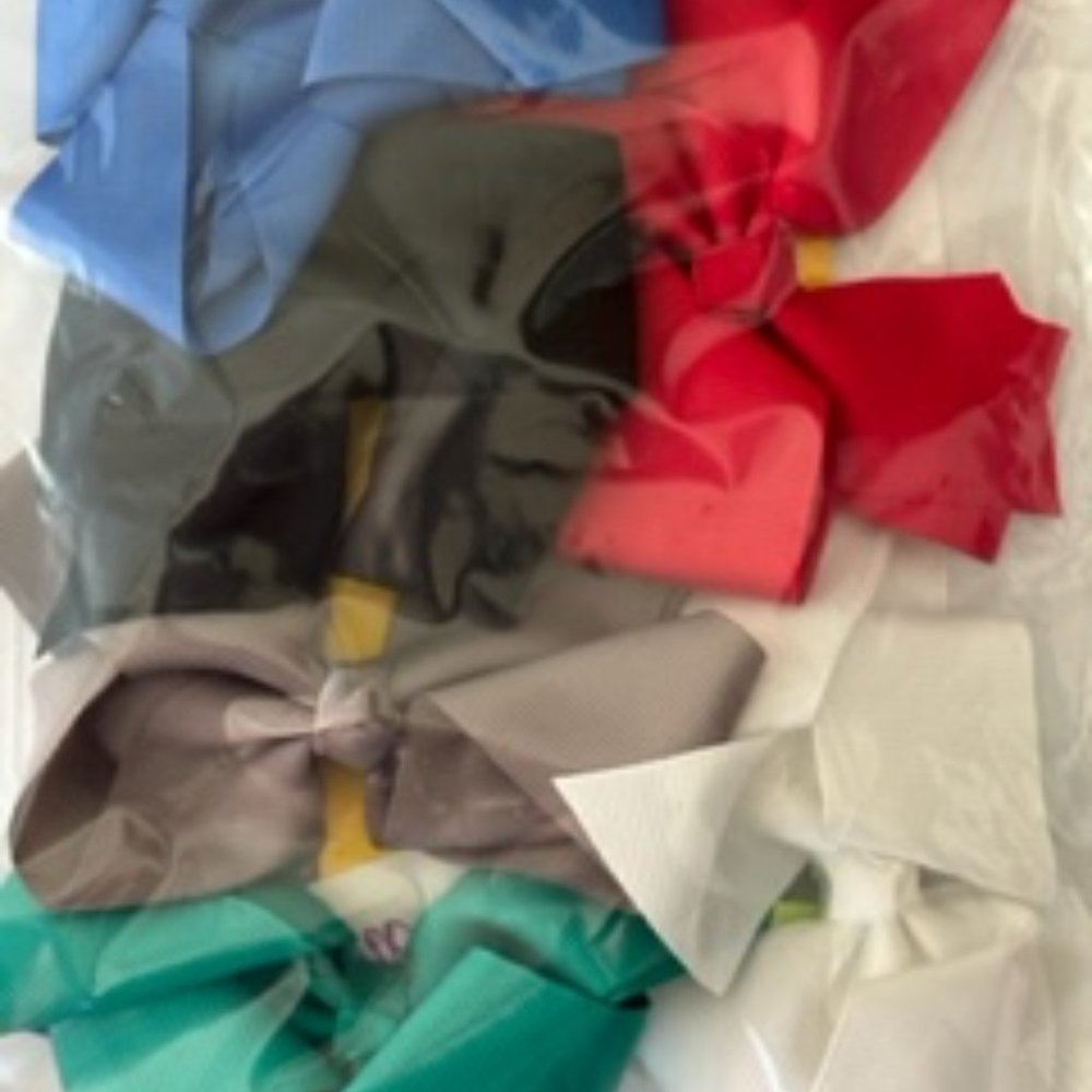 Bundle of (6) 4" Bows - Variety of Colors  B8204 Handmade NWT Boutique